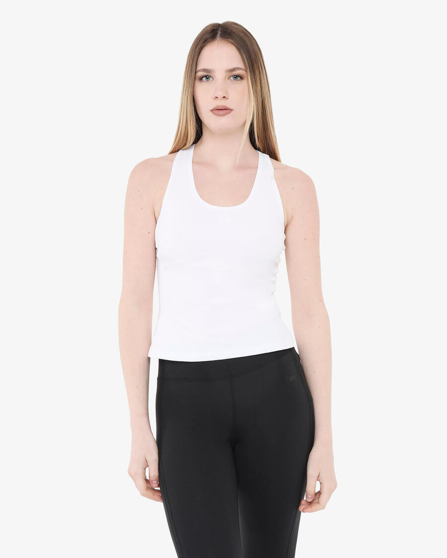 

JAKED Белая синтетическая майка для фитнеса для мужчин и женщин