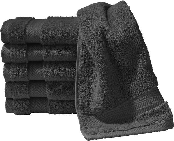 

Гостевое полотенце Erwin Müller 6er-Pack 136016, 30x1x50 см, графитовый