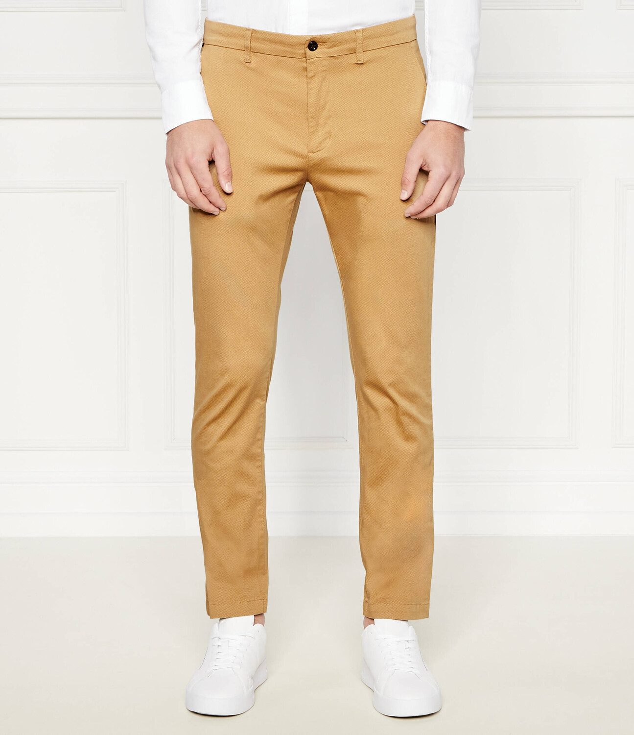 

Брюки Tommy Hilfiger chino Slim Fit stretch, песочный