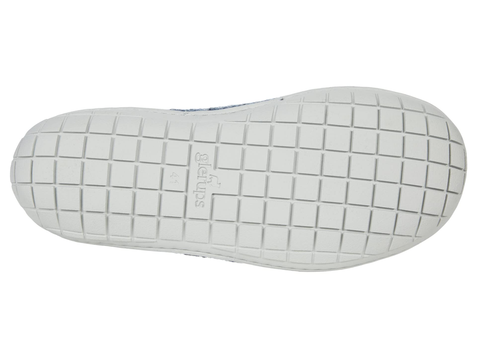 Тапочки Glerups Wool Boot Rubber Outsole, Denim/Grey Rubber — фото 3