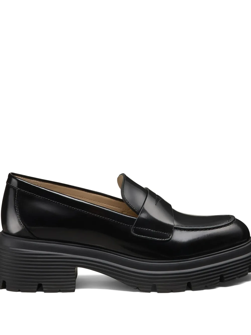 Лоферы Hudson Lite с прорезью для пенни Stuart Weitzman, черный