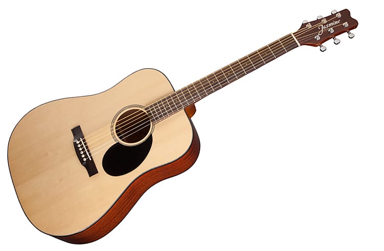 

Акустическая гитара Jasmine JD36-NAT J-Series Dreadnought Spruce Top Sapele Back & Sides 6-String Acoustic Guitar