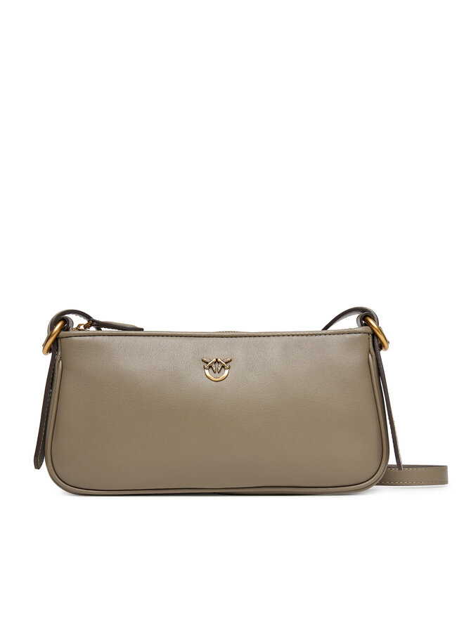 

Сумка через плечо PINKO Half Moon Baguette Mini AI 25-26 PLTT 105069 A0QO, бежевый