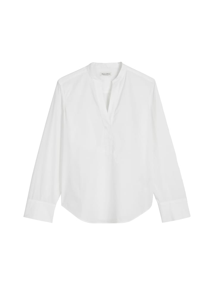 

Туника-блузка обычного размера белого цвета Marc O'Polo