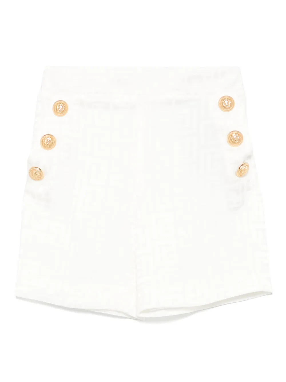 

Шорты с монограммой PB Balmain Kids, белый
