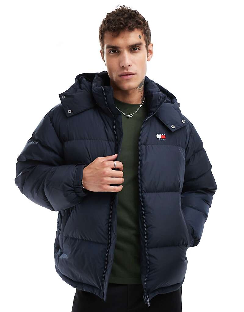 

Темно-синяя стеганая куртка с водоотталкивающим наполнением Tommy Jeans Alaska
