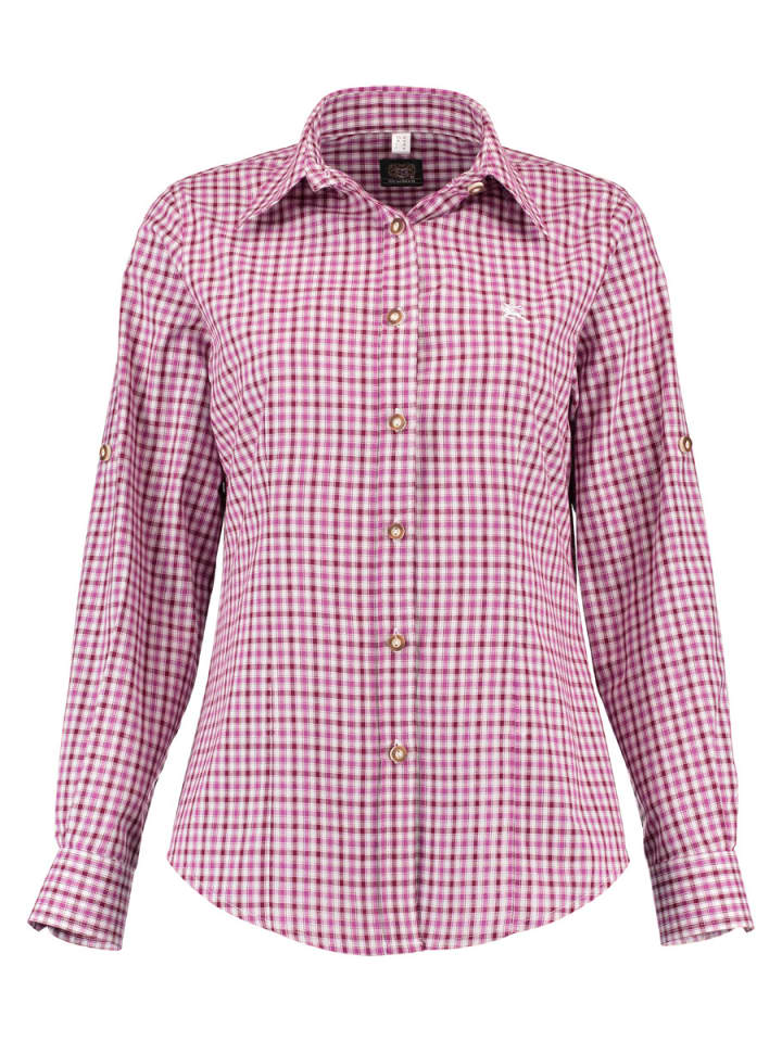 

OS-Trachten Традиционная блузка Grovo бордового цвета