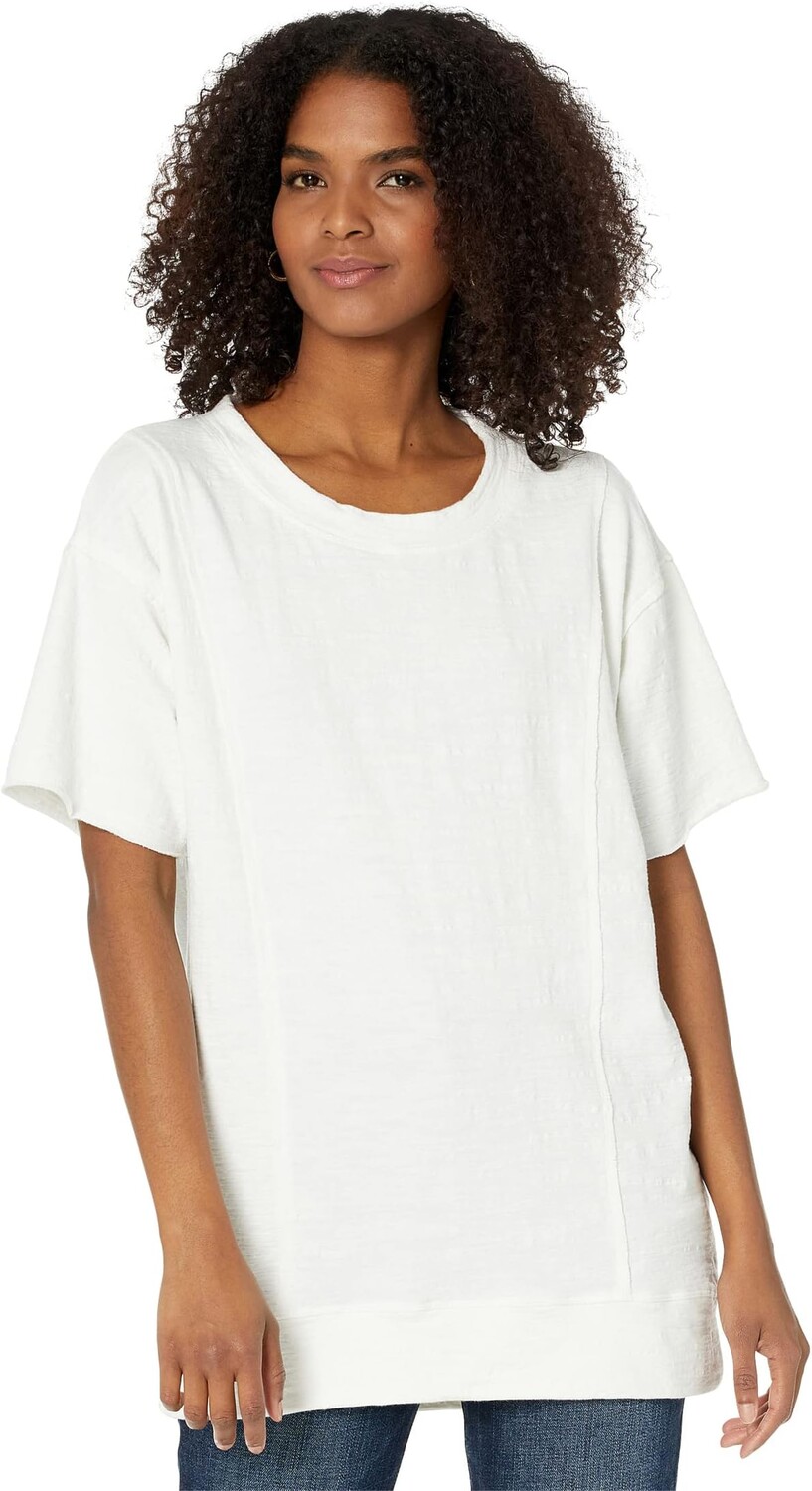 

Пуловер Mod-o-doc Light Texture French Terry 1/2 Sleeve Pullover, слоновая кость