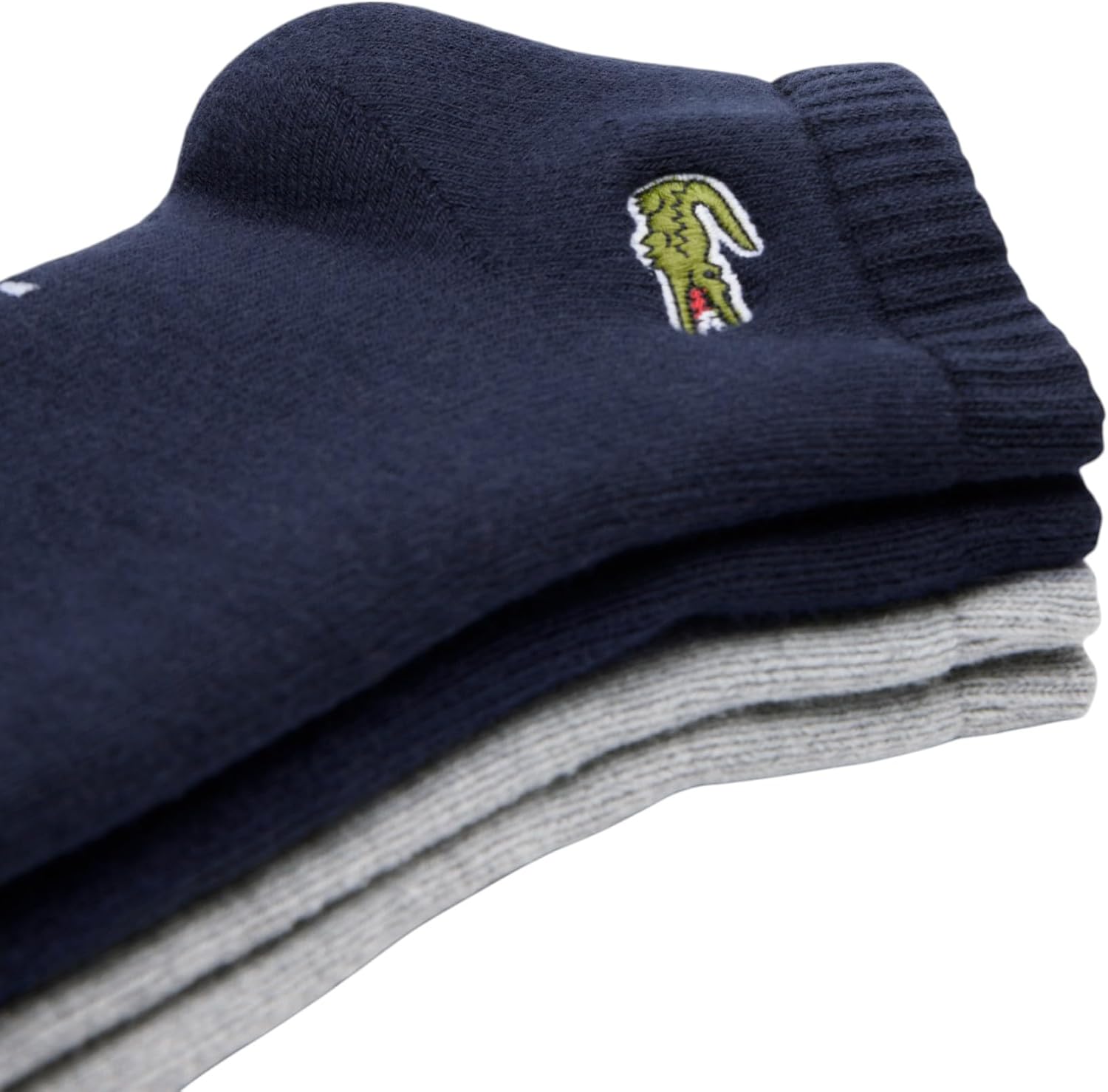 Мужские носки Lacoste Sport 2-pack Sport, Navy Blue/Grey Chine — фото 3