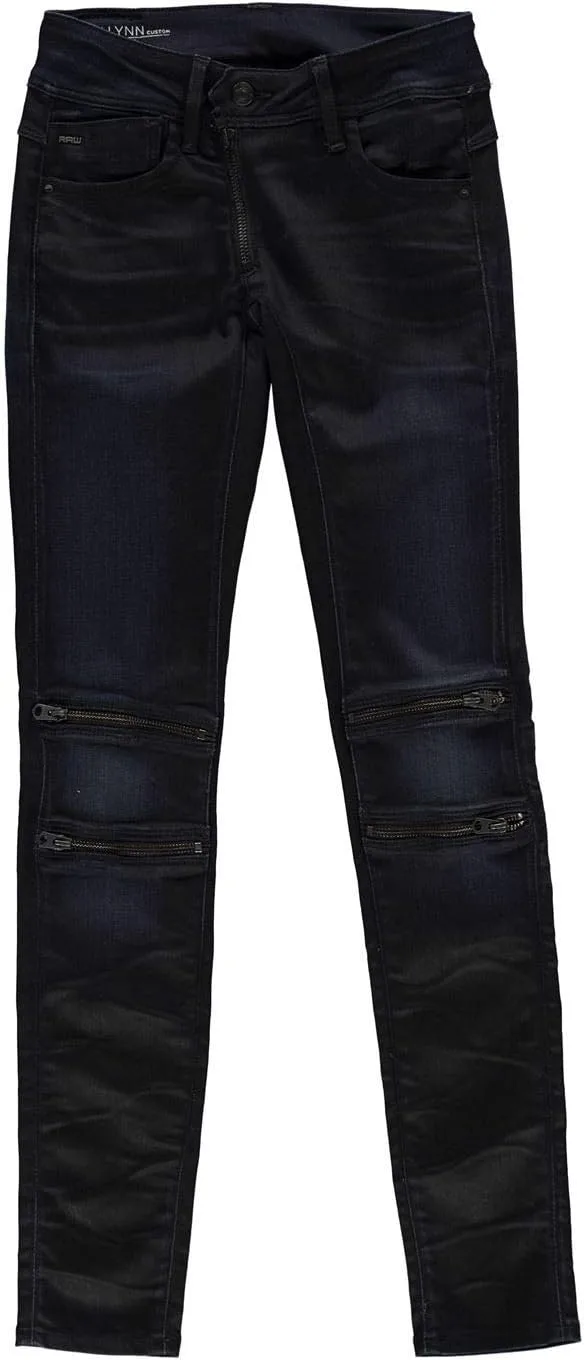 

G-Star Women's Lynn 3D Mid Rise Skinny Fit Jeans