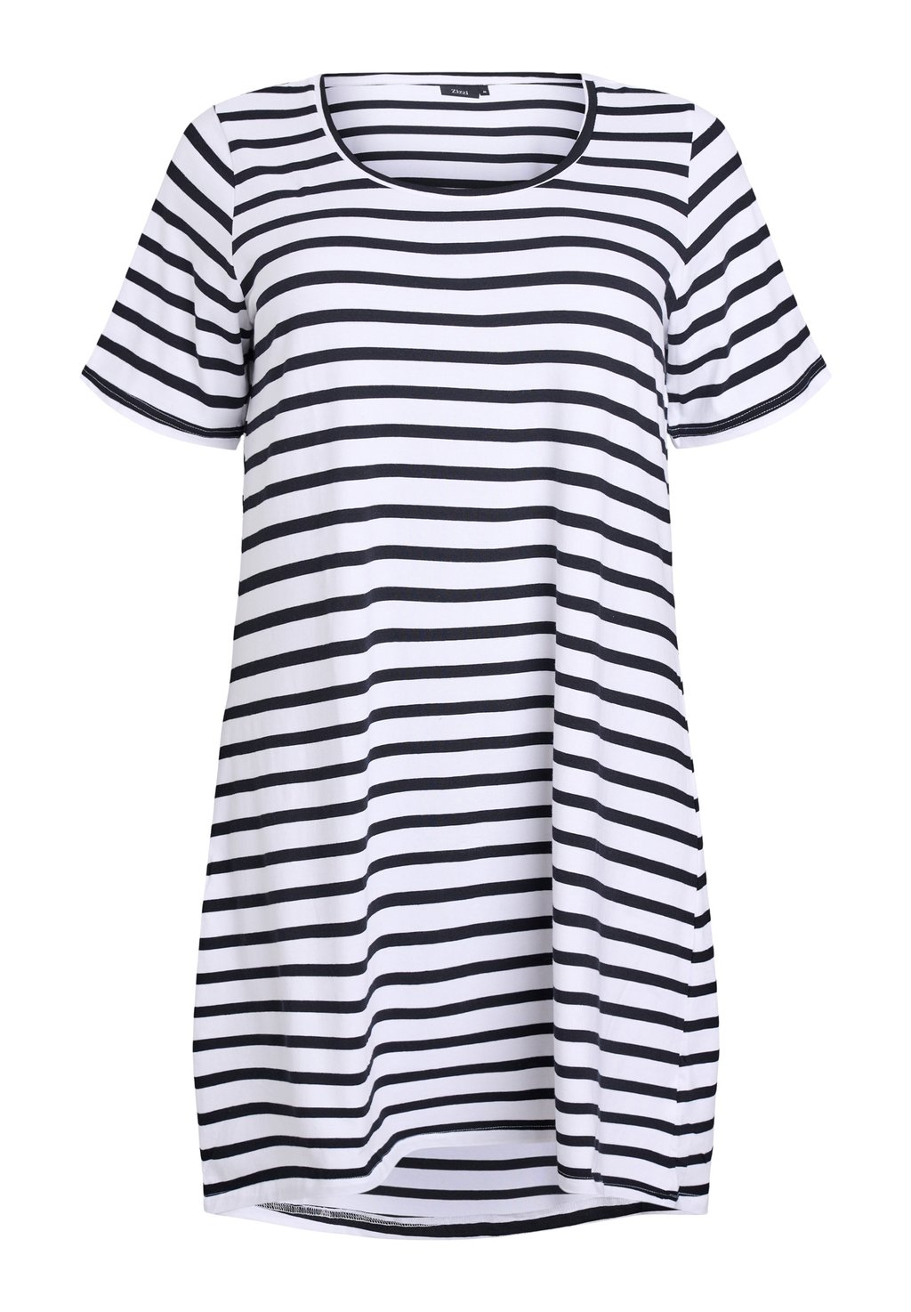 

Платье из джерси STRIPED WITH SHORT SLEEVES Zizzi, цвет Black Stripe