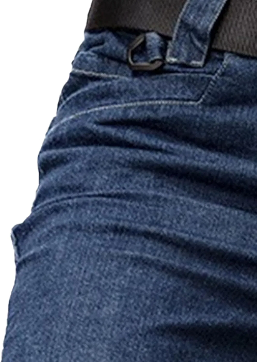 Джинсы свободные Cowboy Pants, синие — фото 3