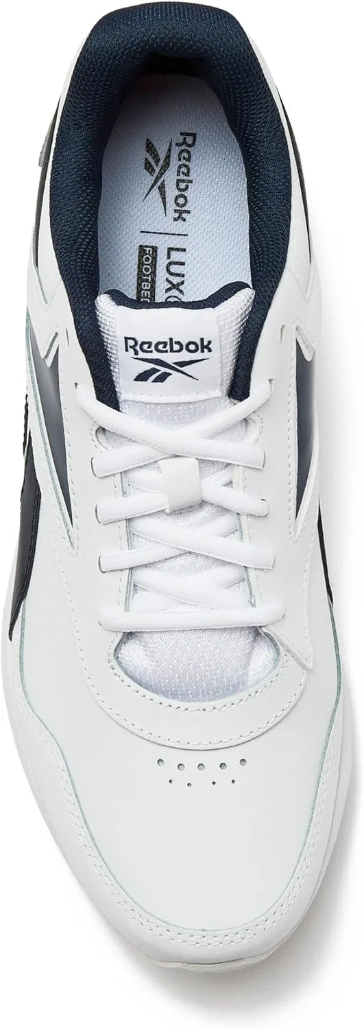 Мужские походные кроссовки Reebok Walk Ultra 7 DMX Max, White Navy Collegiate Royal — фото 4