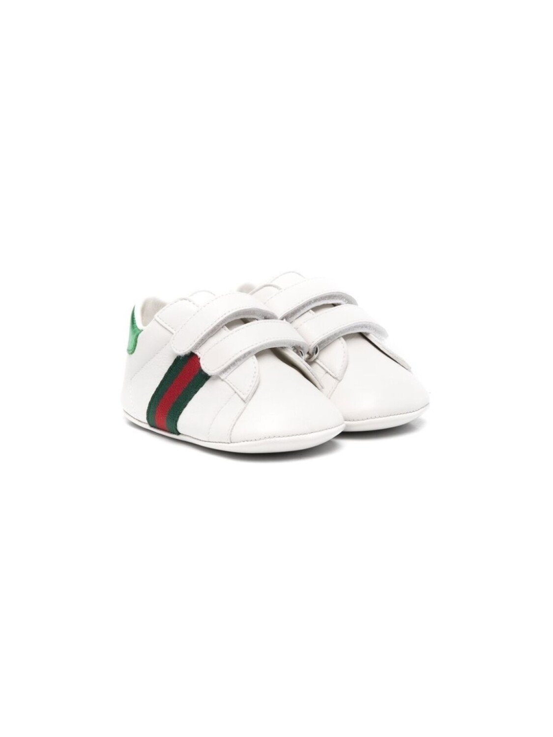 

Gucci Kids пинетки с полосками, белый