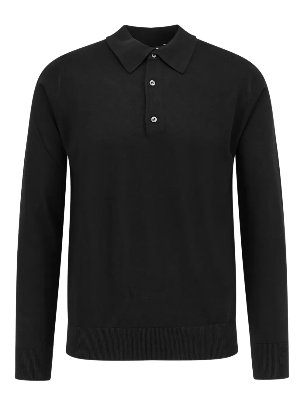 

Поло на пуговицах Alpha Studio, черный