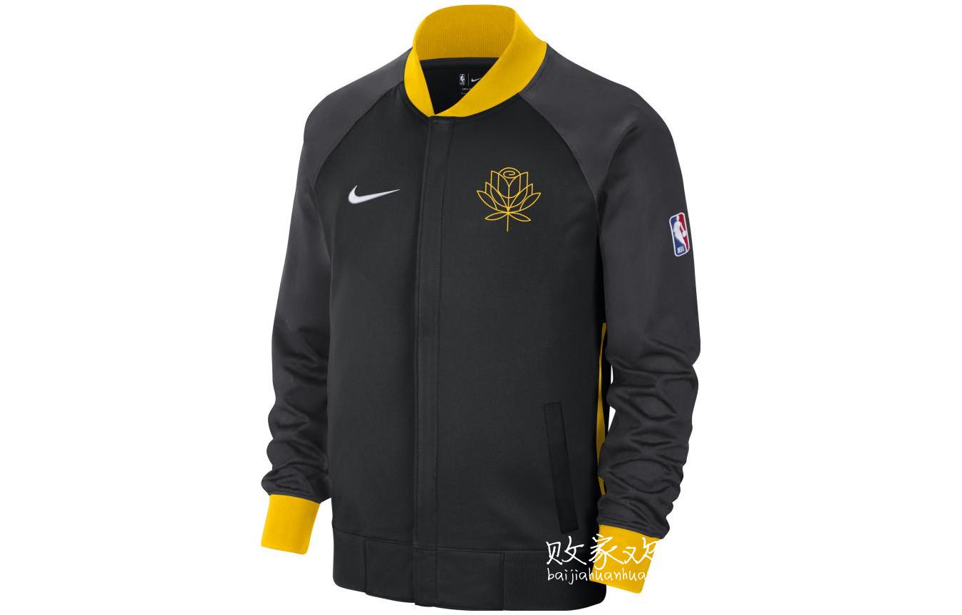 Футболка Nike Dri Fit в стиле Showtime City Edition команды NBA Golden State Warriors, черно-желтая — фото 2