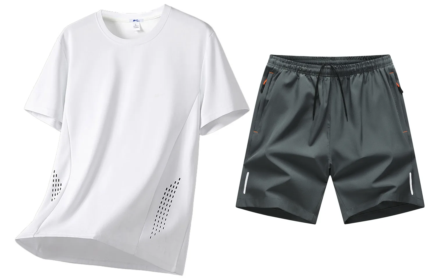 Коллекция "Riding The Wind" спортивная одежда унисекс WARRIOR, 821 White+890 Gray (Clothing Sets)