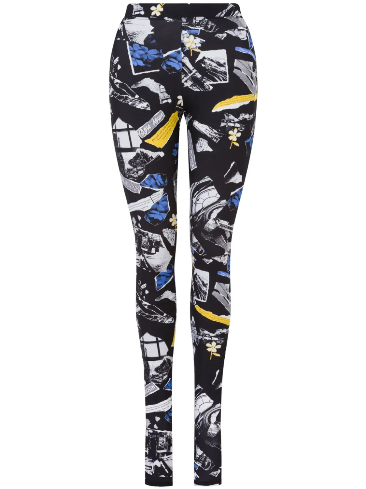 

Леггинсы с графичным принтом MOSCHINO JEANS, черный