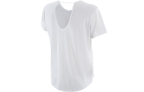 Футболка (WMNS) Nike Dri-Fit One Breathe T-shirt 'White', белый — фото 2