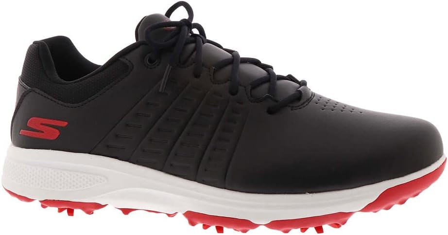 Мужские водонепроницаемые гольф-ботинки Skechers Torque, черный/красный — фото 2