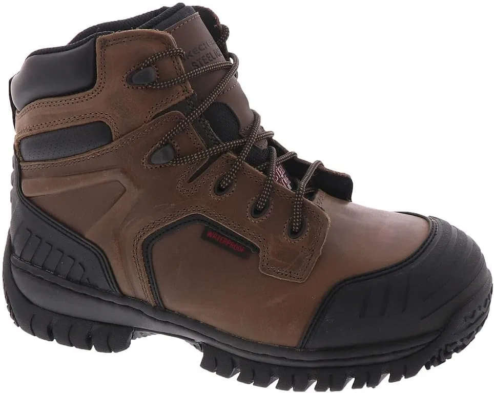Рабочие ботинки Skechers Work Men's Hartan Onkin, темные, Dark Brown