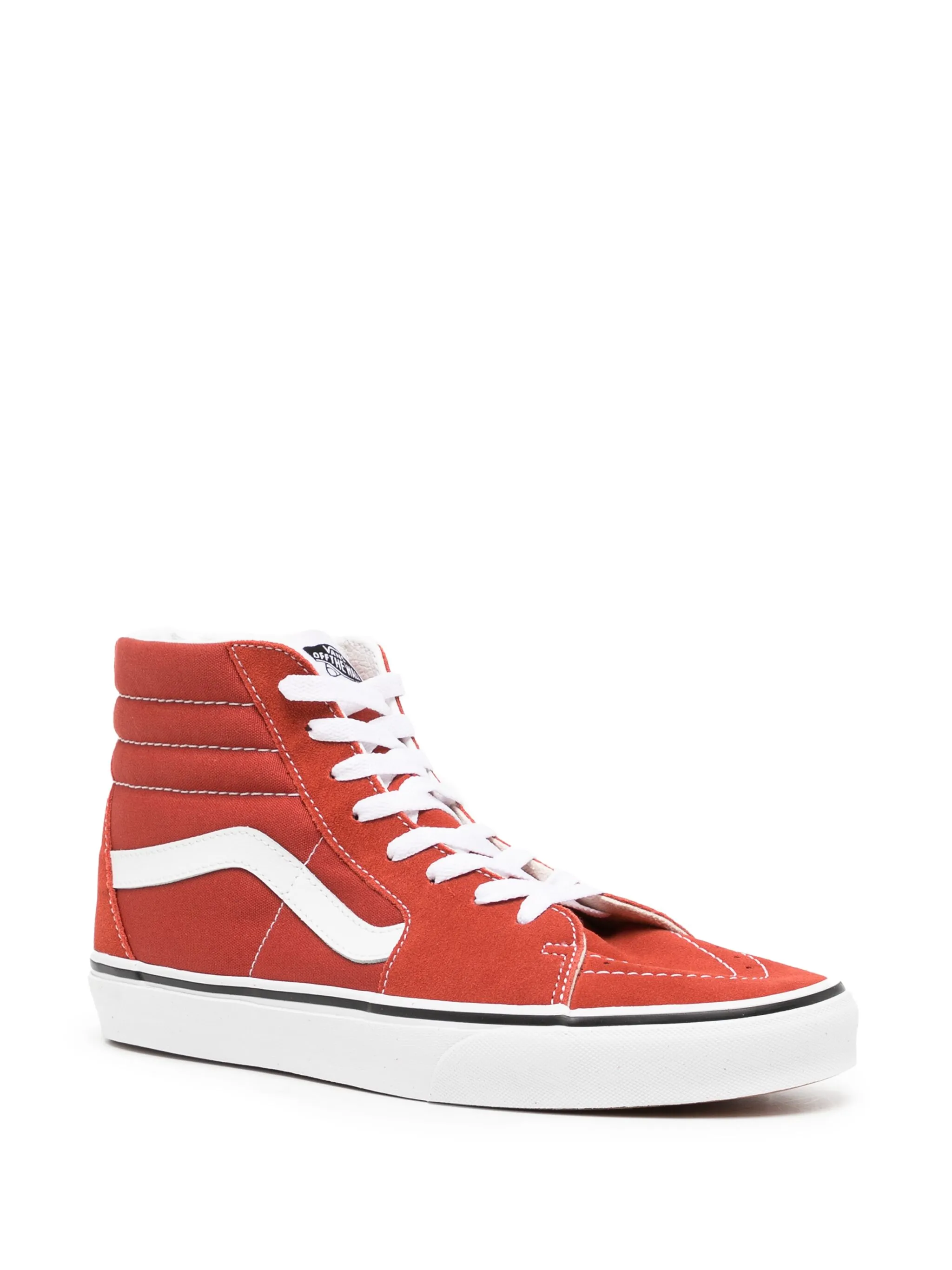 Кеды SK8 Hi с нашивкой-логотипом Vans, красный — фото 2