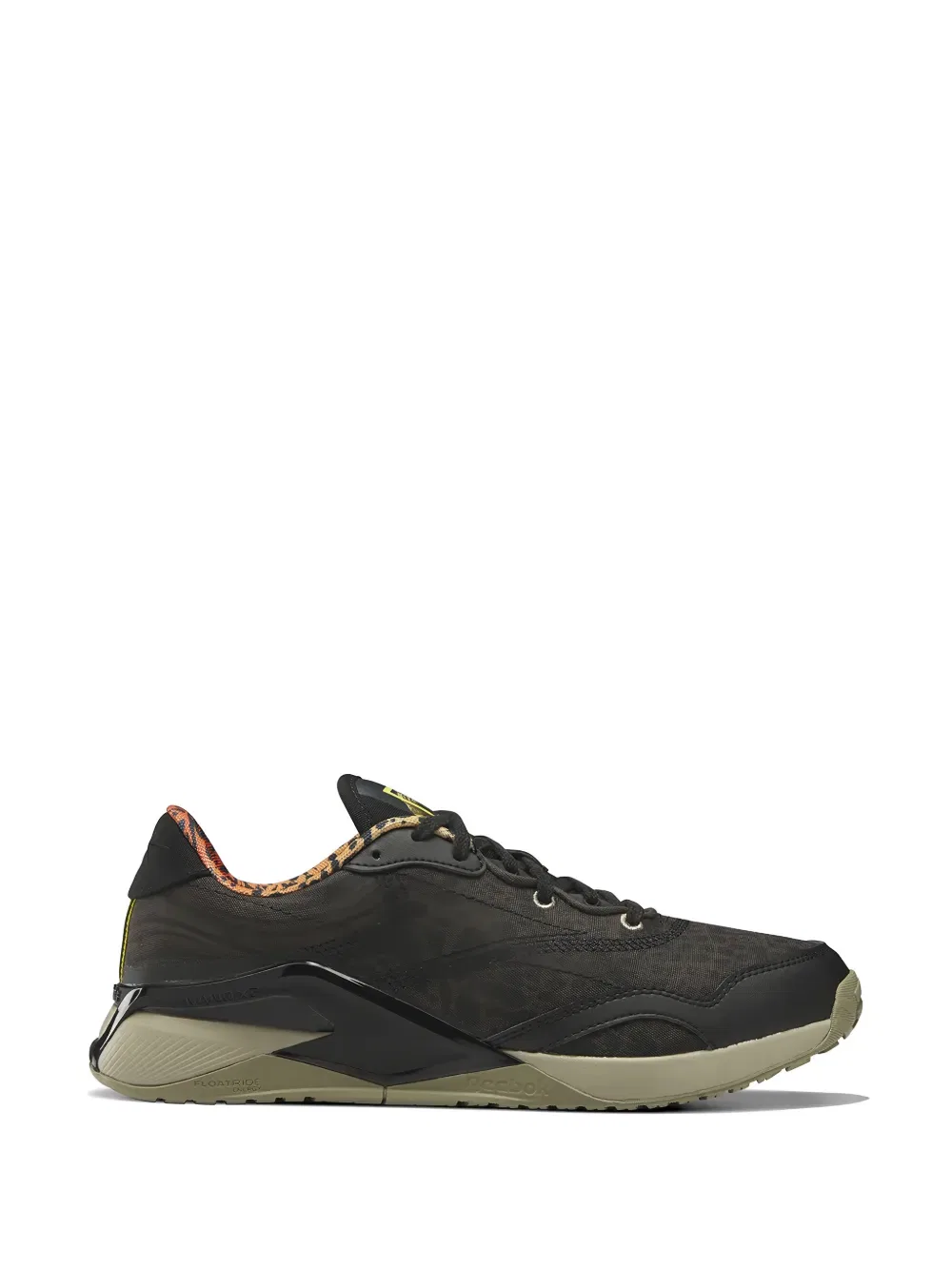Кроссовки Nano x2 grow с животным принтом Reebok, черный
