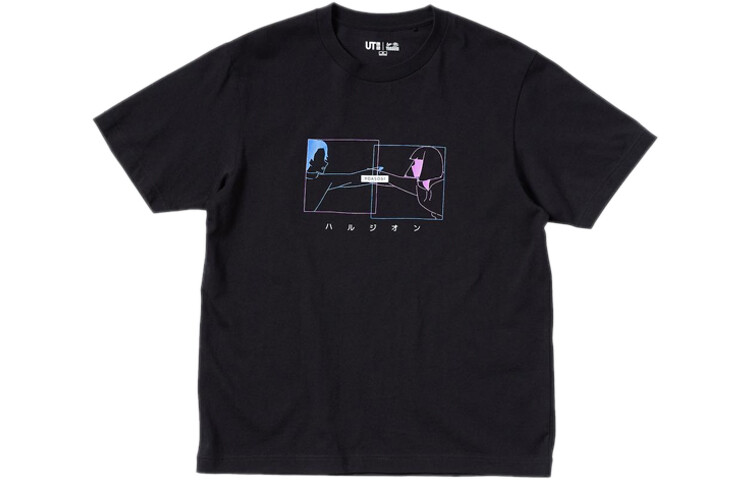 

UNIQLO Футболка унисекс, цвет Black
