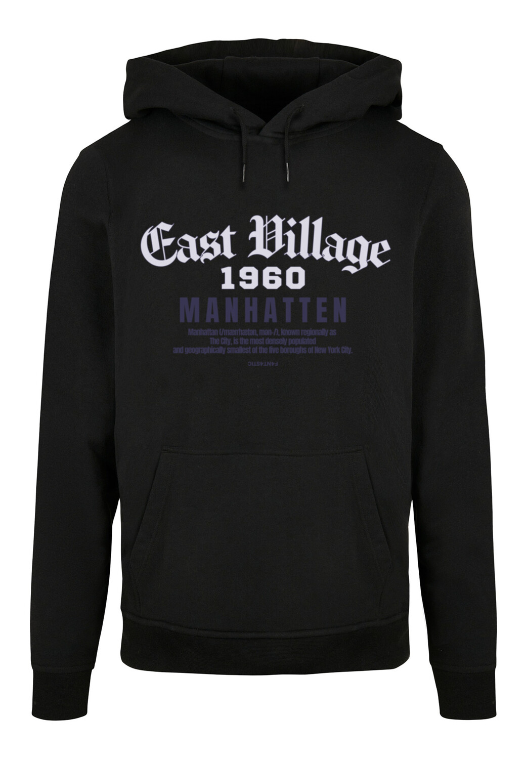 

Пуловер F4NT4STIC Basic Hoodie East Village Manhatten HOODIE, черный