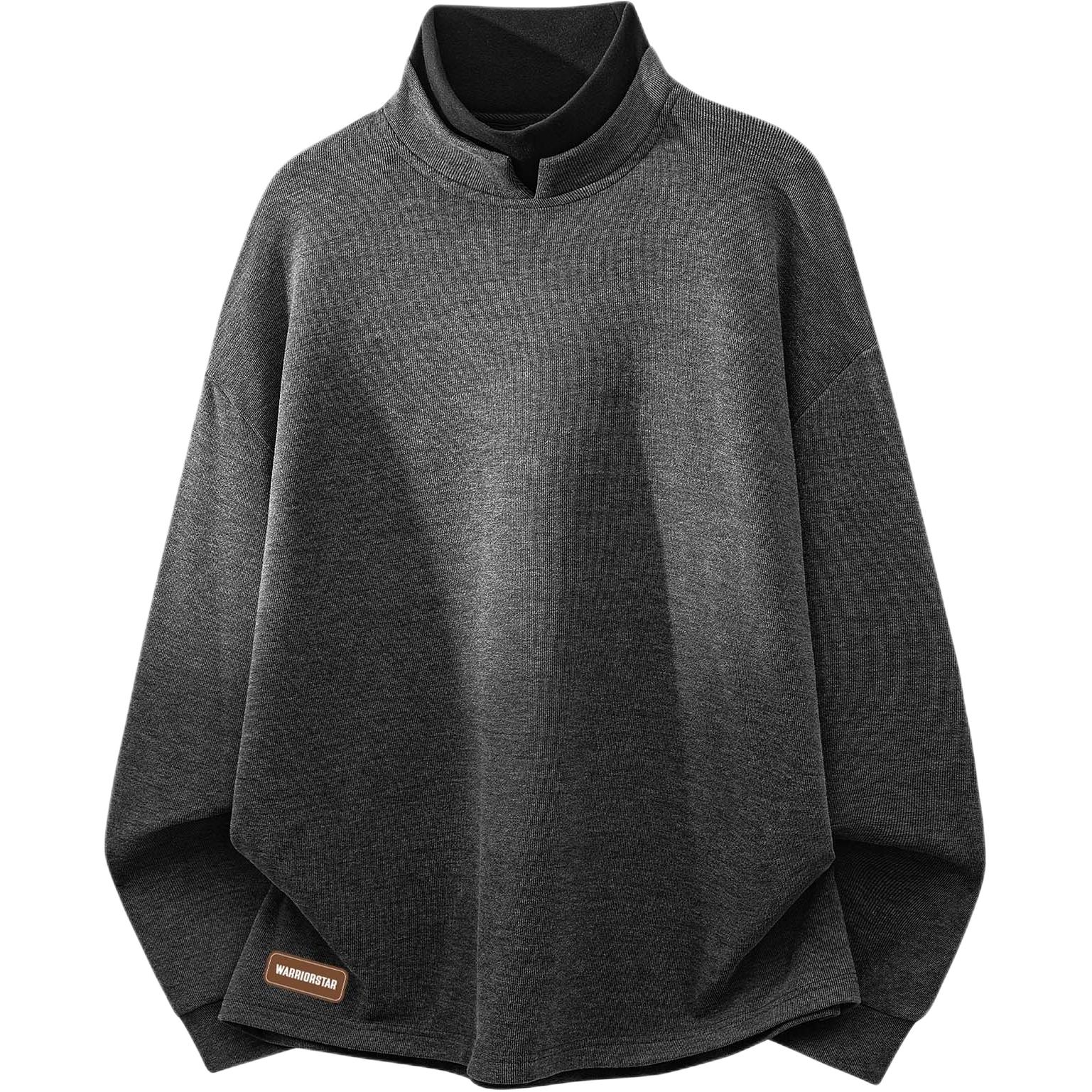 

Трикотажный сет Unisex с воротником стойка, умеренный крой, двухчастный WARRIOR, темно-heather серый[free diy badge]