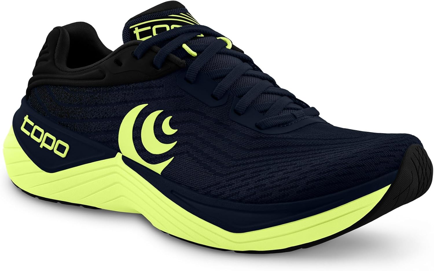 Мужские кроссовки Topo Athletic Ultrafly 5 с удобной легкой амортизацией, прочные, с падением 5 мм, для бега по шоссе, темно-синий — фото 2