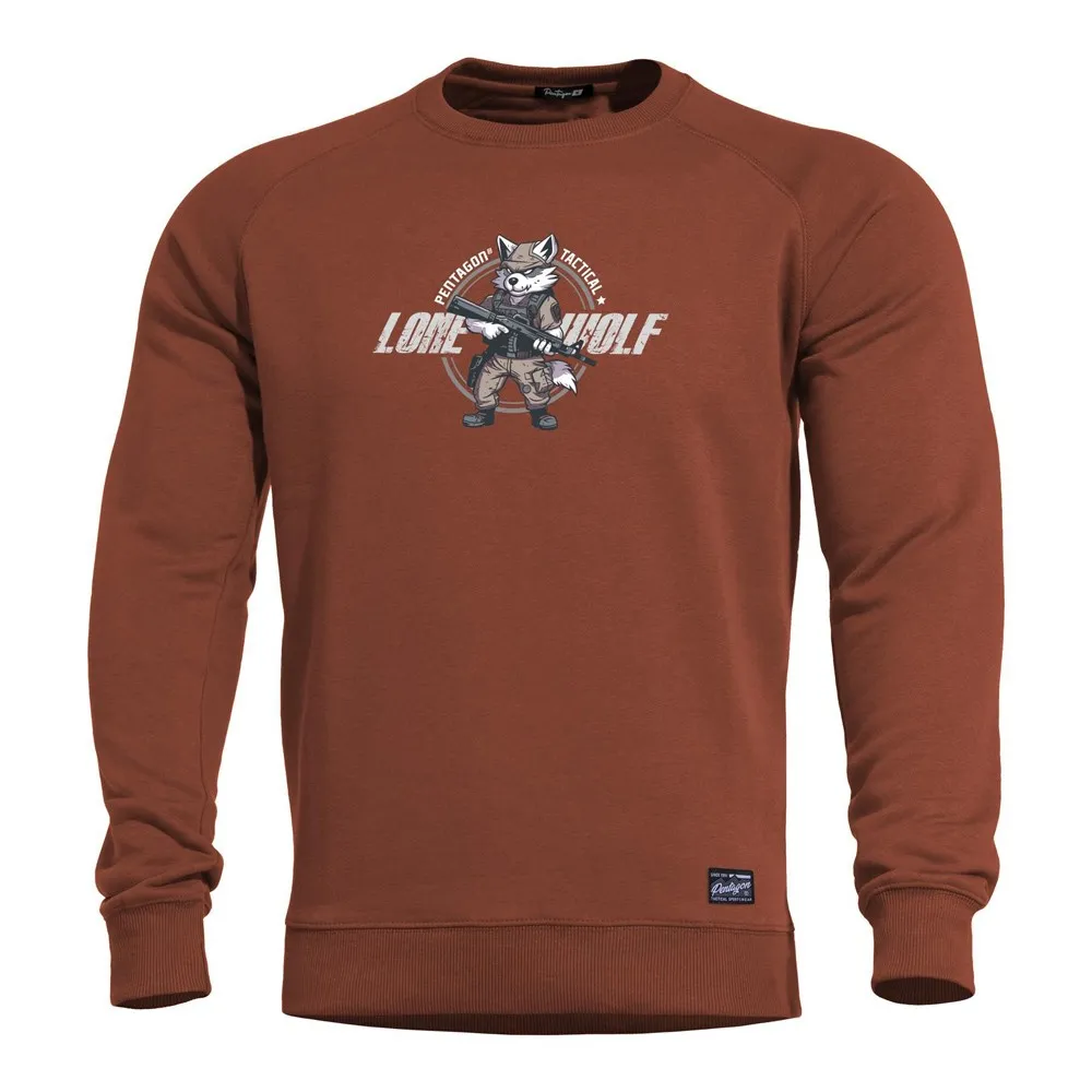 

Толстовка Pentagon Hawk Lone Wolf, красный
