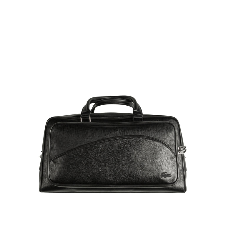 

Сумка Angy Leather Computer Pocket Weekender Bag Lacoste, черный, Серый, Сумка Angy Leather Computer Pocket Weekender Bag Lacoste, черный