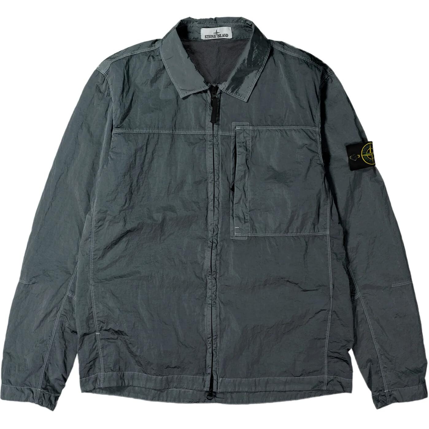 

Куртка мужская свинцово-серая Stone Island, серый