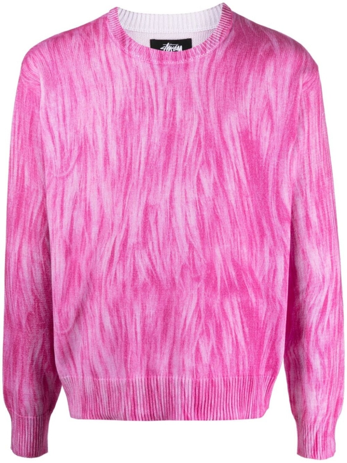 

Stüssy толстовка с абстрактным принтом, розовый