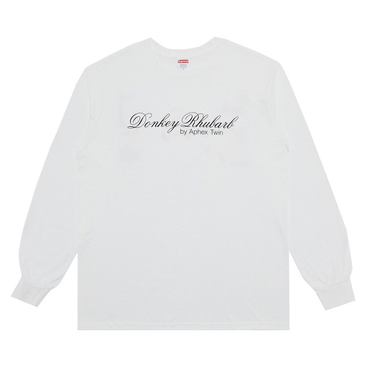 

Футболка Supreme x Aphex Twin Donkey Rhubarb Long-Sleeve Tee, White