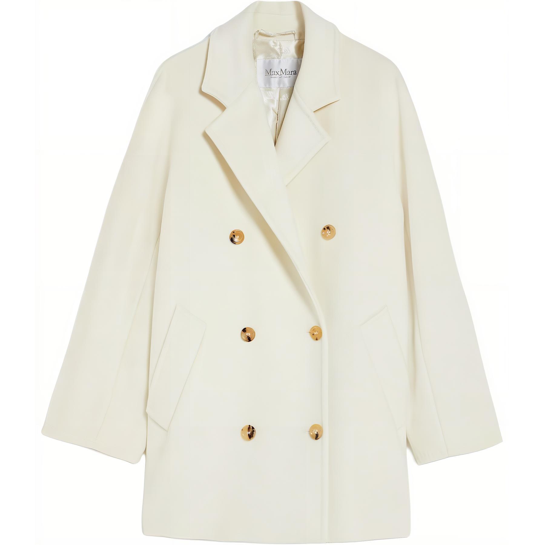 

Макс Мара Ребус шерстяной кашемировый Пальто MaxMara, Белый