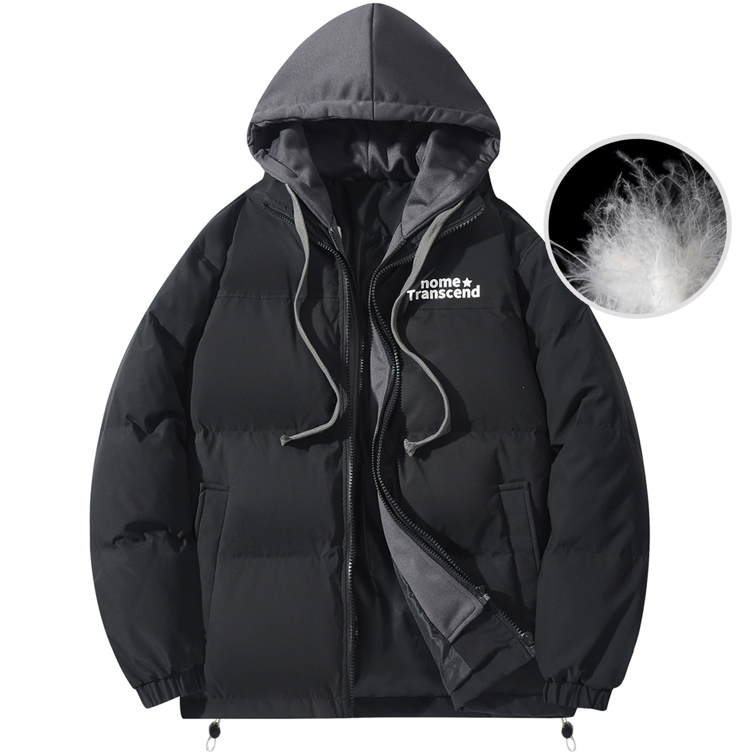 

Пуховик Unisex NOME, Бордовый