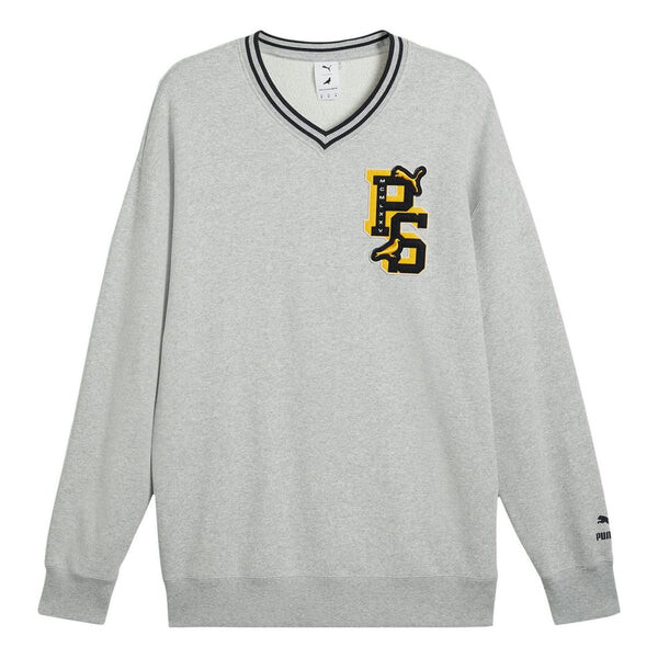 

Рубашка x staple v neck crew tr 'light grey heather' Puma, серый