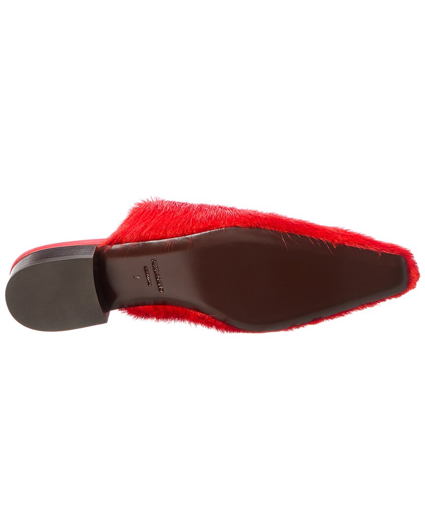 Мюли Ferragamo Haircalf Salvatore Ferragamo, красный — фото 4