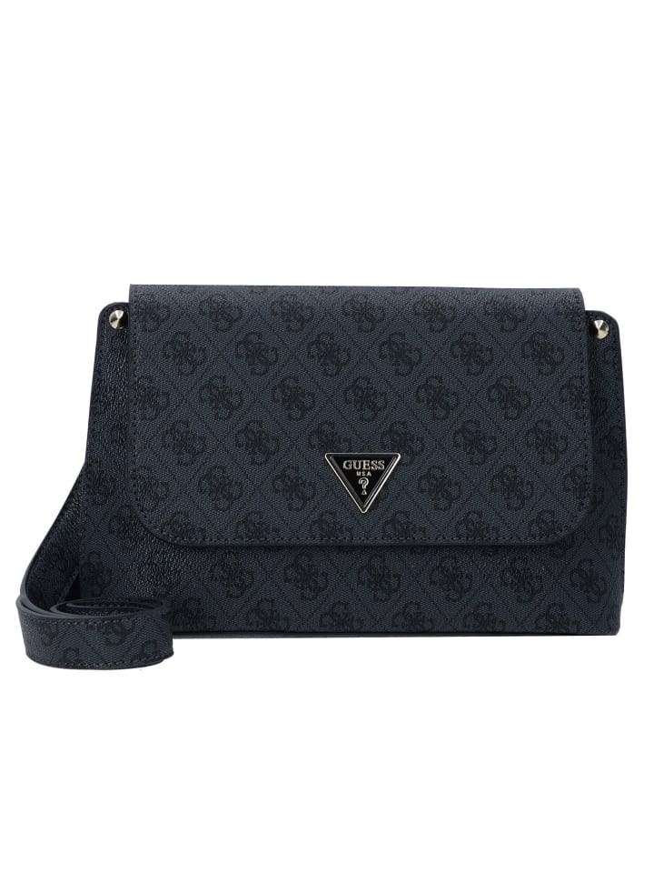 

Guess Сумка на плечо Meridian II 26 см, цвет угольно-черный, с логотипом