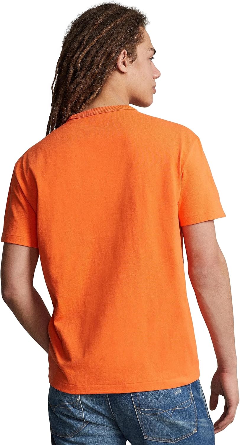 Футболка Polo Ralph Lauren Mens Ps200, Rl Sailing Orange. — фото 4