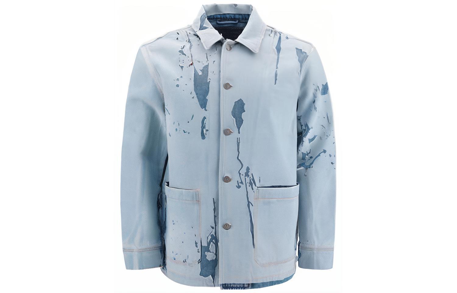 DIESEL Джинсовая куртка мужская светло-голубая, Light Blue — фото 3