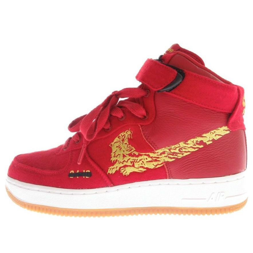 

Кроссовки Nike Air Force 1 High PRM 'Red Gold' CI3900-992, разноцветный