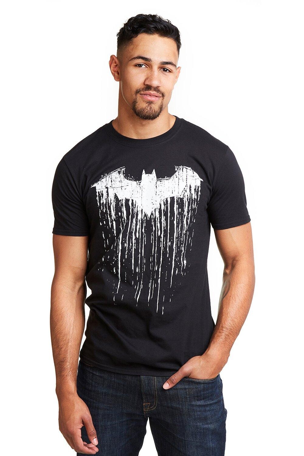 

Хлопковая футболка с раскраской «Бэтмен» DC Comics, черный