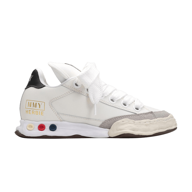 

Кроссовки Maison Mihara Yasuhiro Herbie Puffer OG Sole Leather Low 'White', белый