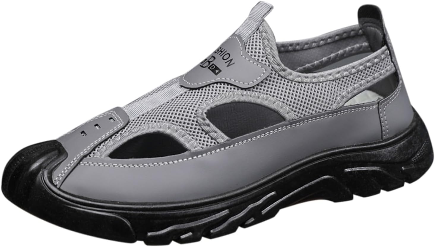 

Кроссовки для безопасности для мужчин и женщин, дышащие кроссовки, удобная рабочая обувь с стальным носком, легкая защитная обувь Generic, серый