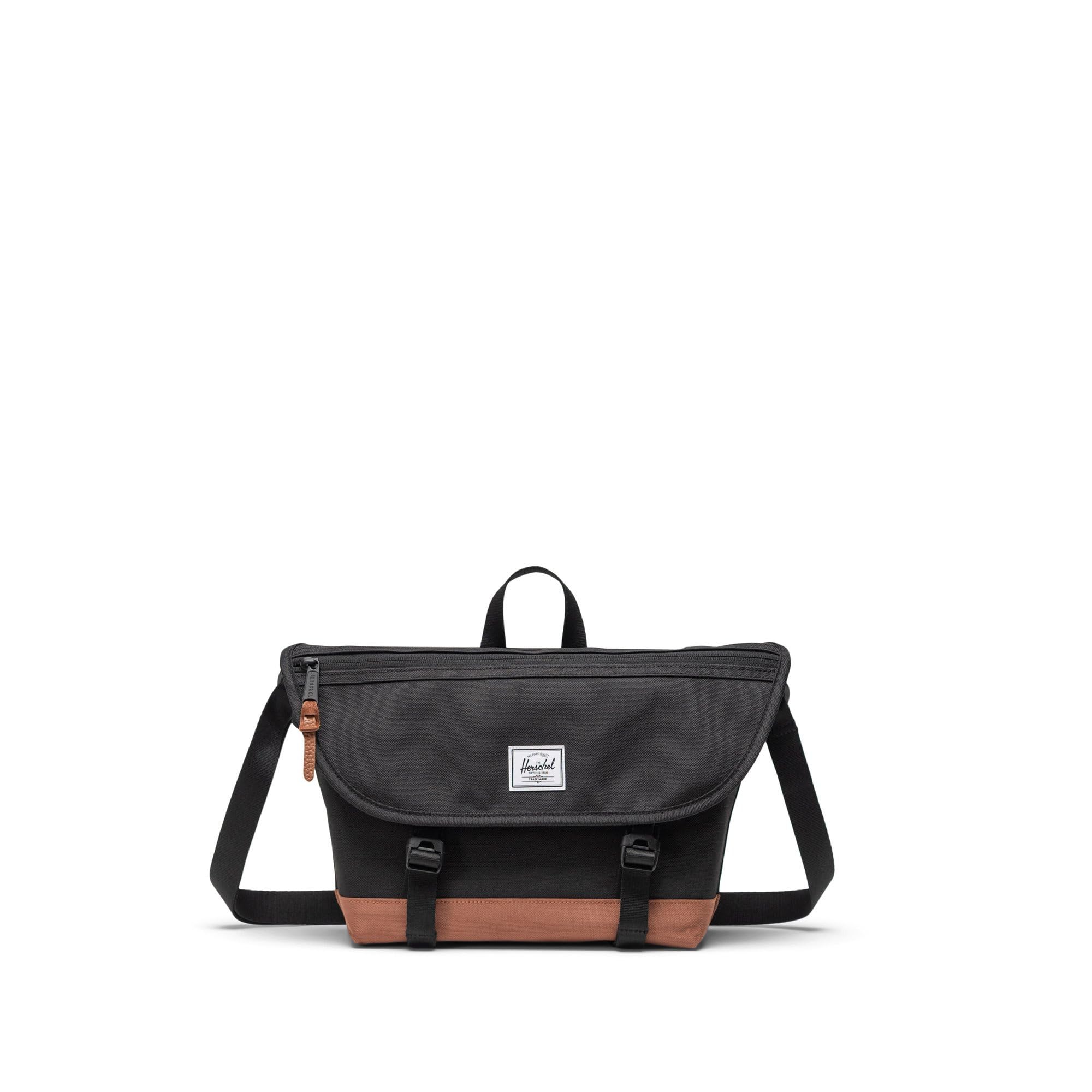

Рюкзак Unisex Herschel Supply Co. Cove Small Messenger, цвет Black/Saddle Brown