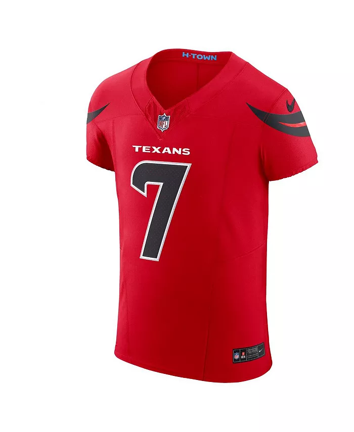 Мужская футболка Houston Texans Alternate Vapor F.U.S.E. Elite цвета красного C.J. Stroud Nike — фото 3