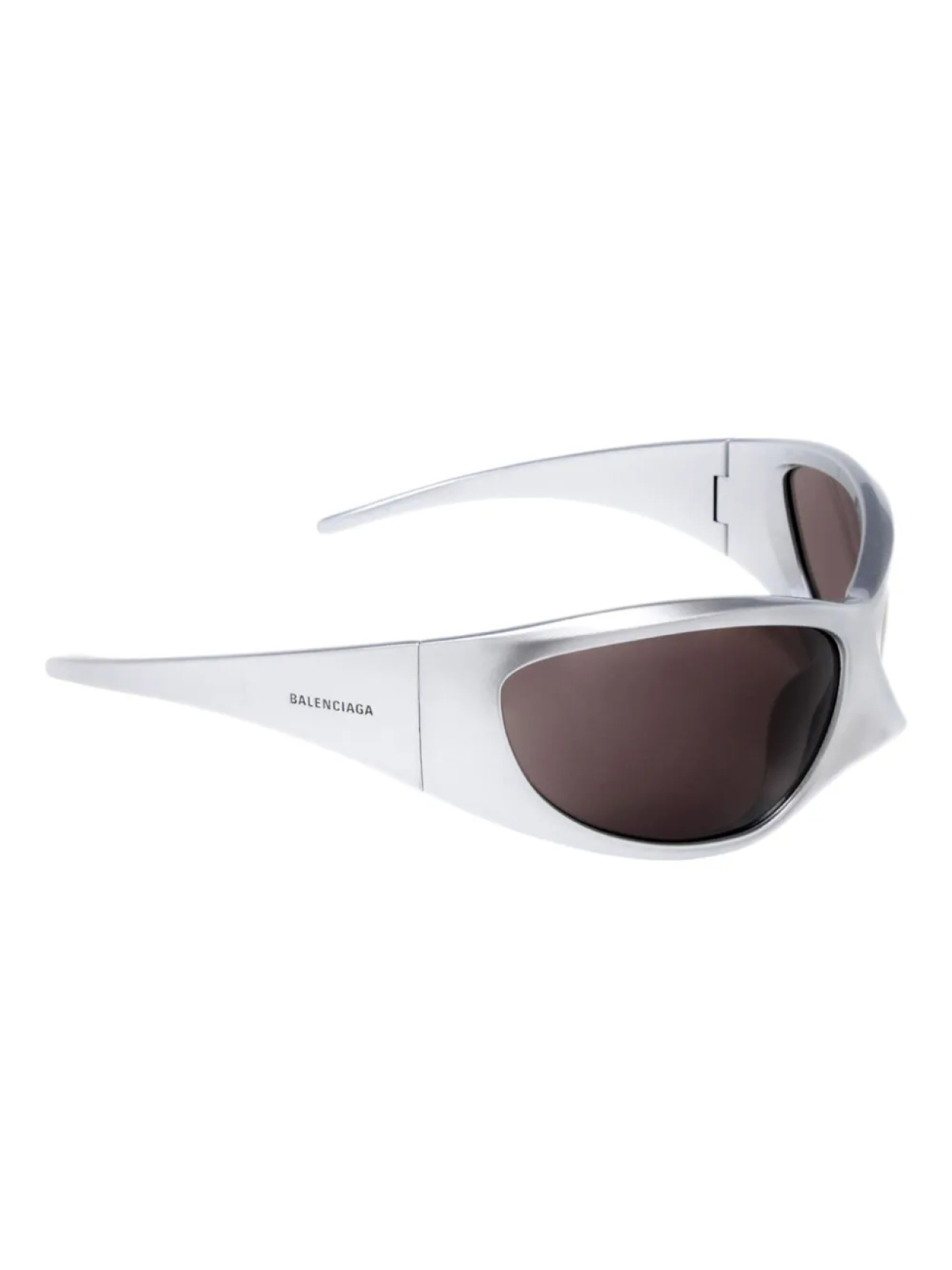 Солнцезащитные очки Skin XXL в оправе 'кошачий глаз' Balenciaga Eyewear, серый — фото 3